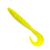 Силиконовая приманка Bulava Twister 7.3 дюйма цвет 124 Lemon