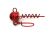 Свинец Fanatik Штопор Две Петли груз с застежкой цвет Red, 11 гр (2 шт в упаковке)