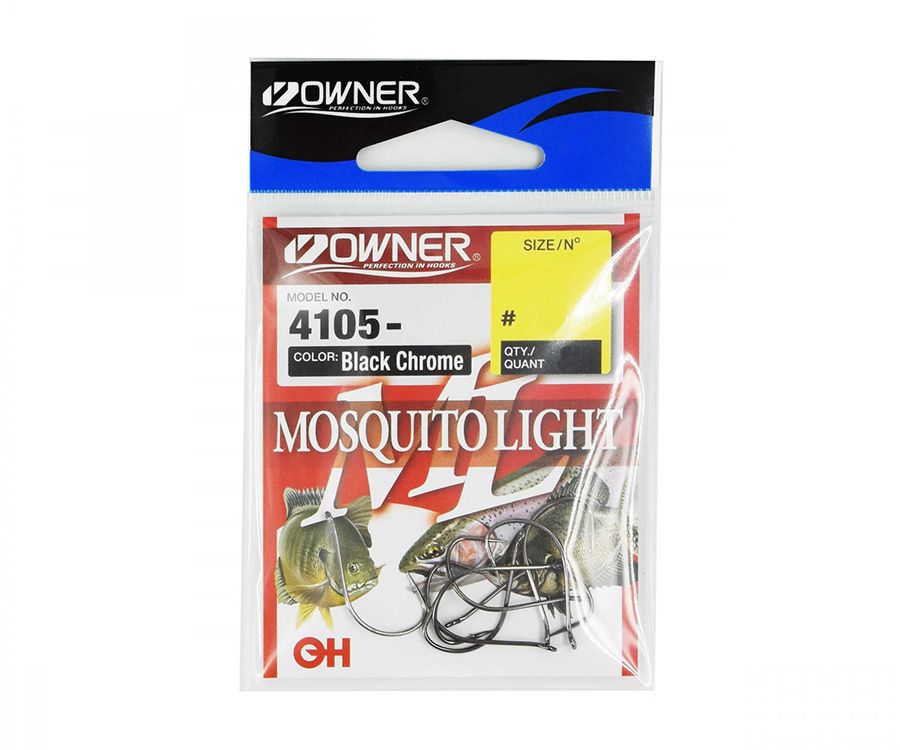 Крючок Owner 4105 Mosquito Light №6 (упаковка - 10шт) купить по цене 117₽