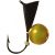 Мормышка вольфрамовая ПМ Конус с латунным шариком ПМ16066