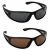 Поляризационные очки, серые Sunglasses, full frame, Цвет Brown lenses(коричневые) CarpZoom CZ1570_596