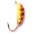 Мормышка вольфрамовая Банан рижский с пет. покраска Lucky John 2050-19