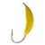 Мормышка вольфрамовая Банан с петелькой Lucky John 8252025-G